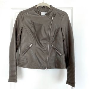 Fake leather jacket